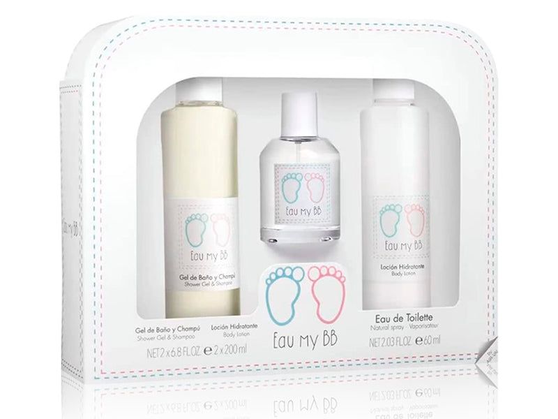 Air-Val Eau my BB Set Apa parfumata 60ml + Lotiune de corp 200ml + Gel de dus 200ml P008126