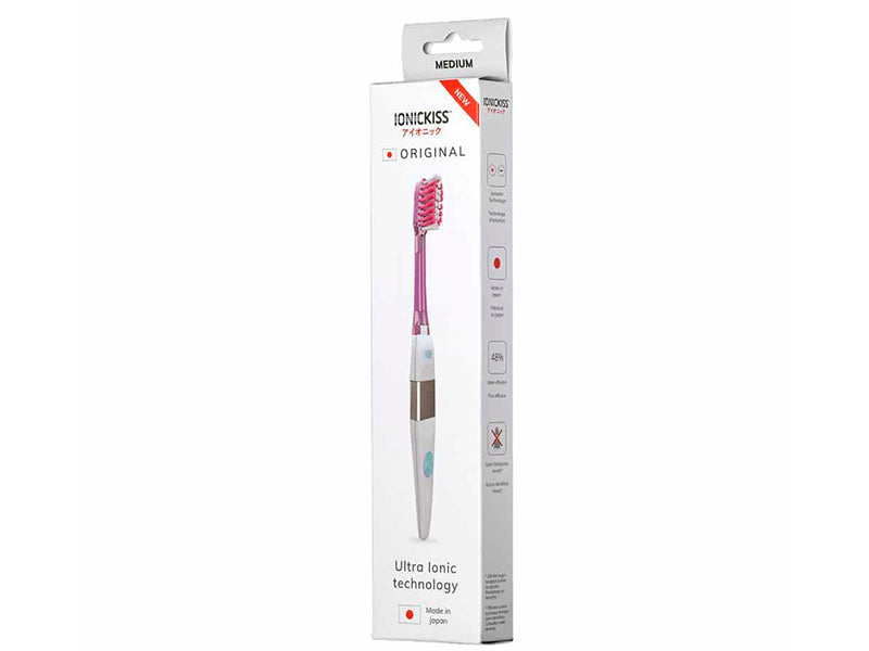 Ionickiss Periuta de dinti Original Medium Pink H01P