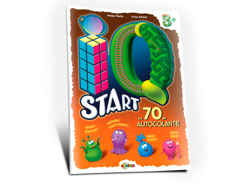 Carte Martea carte IQ star 3+ 70 autocolante