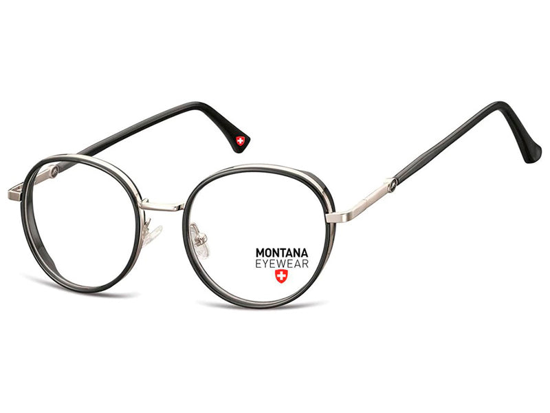 Rama optica Montana MTR-582F, Shiny silver/black, din Metal