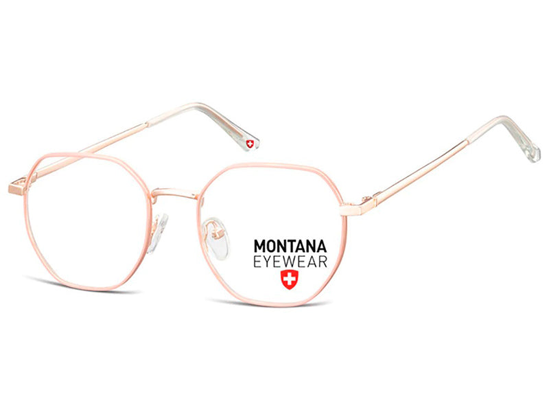 Rama optica Montana MM585-49 2024, pink gold - soft pink, din Metal, p/u femei