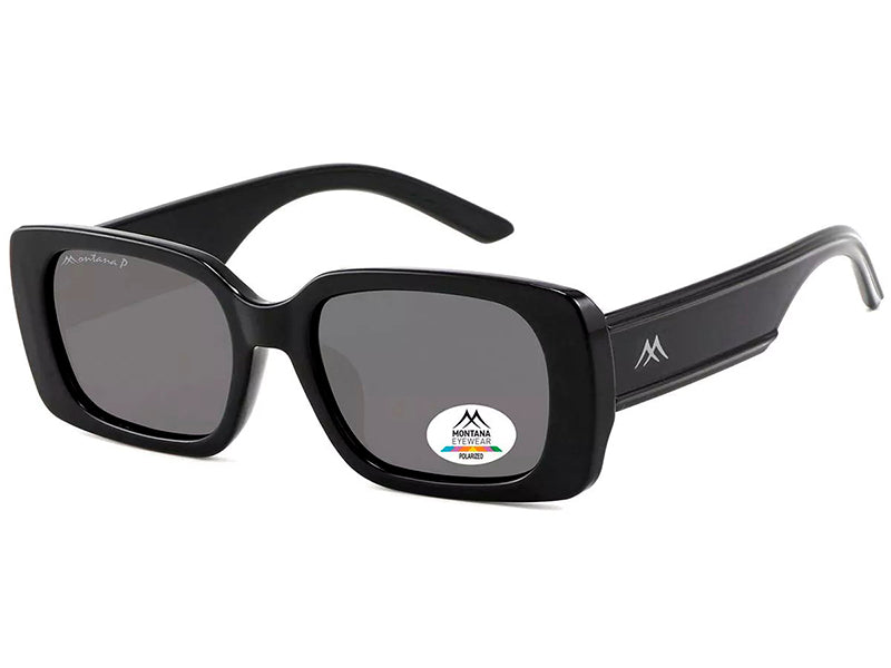 Ochelari de soare Montana MP76, 2024, shiny black, din Acetat, p/u femei