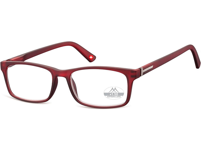 Ochelari de citit Montana HMR73C +2.50, 2025, red, din Acetat, p/u femei + husa