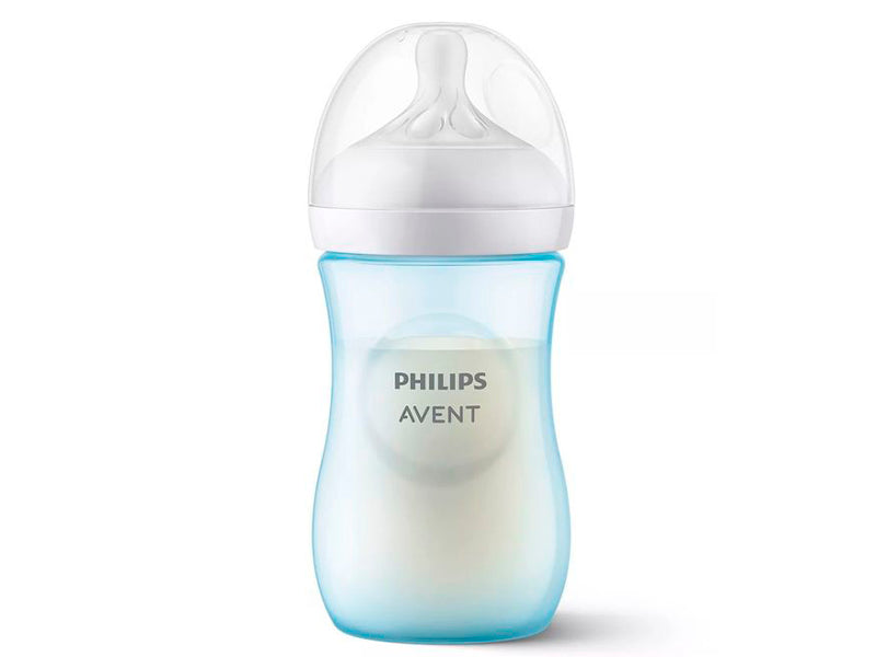 Philips Avent Natural Response Biberon din plastic Blue +1 luni cu debit 3, 260 ml SCY903/21