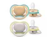 Philips Avent Ultra Air Suzete din silicon 0-6m  2 buc  SCF085/15