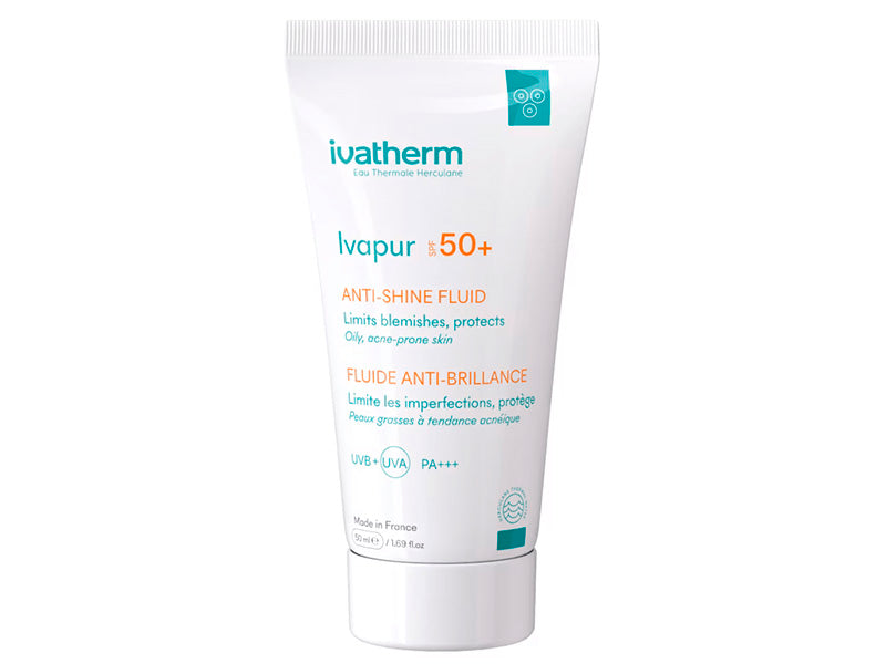 Ivatherm Ivapur Fluid anti-stralucire SPF50+ 50ml