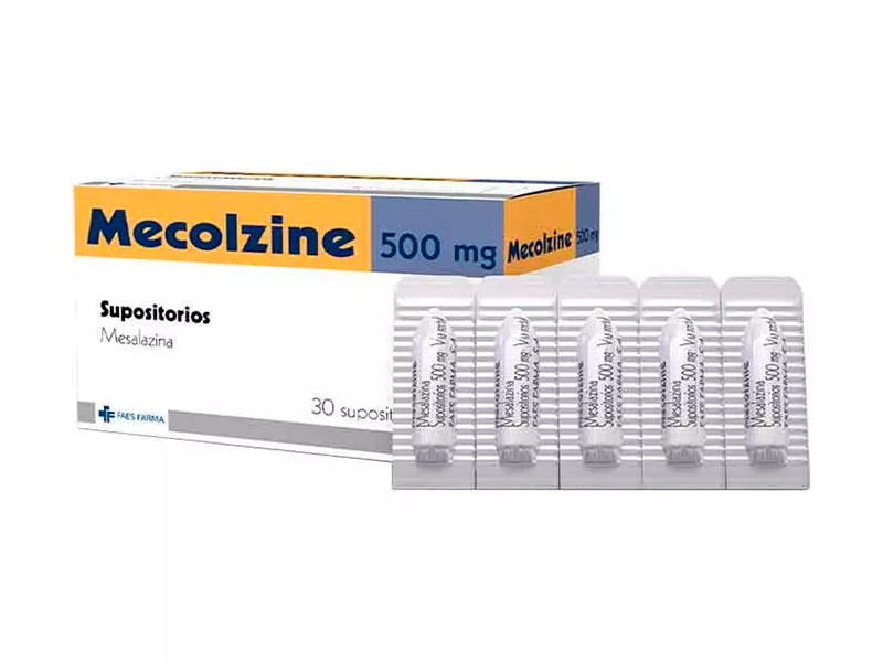 Mecolzine 500mg sup.