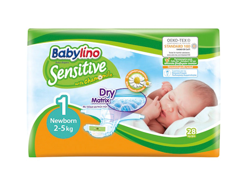 Babylino Sensitive scutece 1 (2-5kg) N26