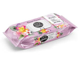 Papilion servetele umede floare roz