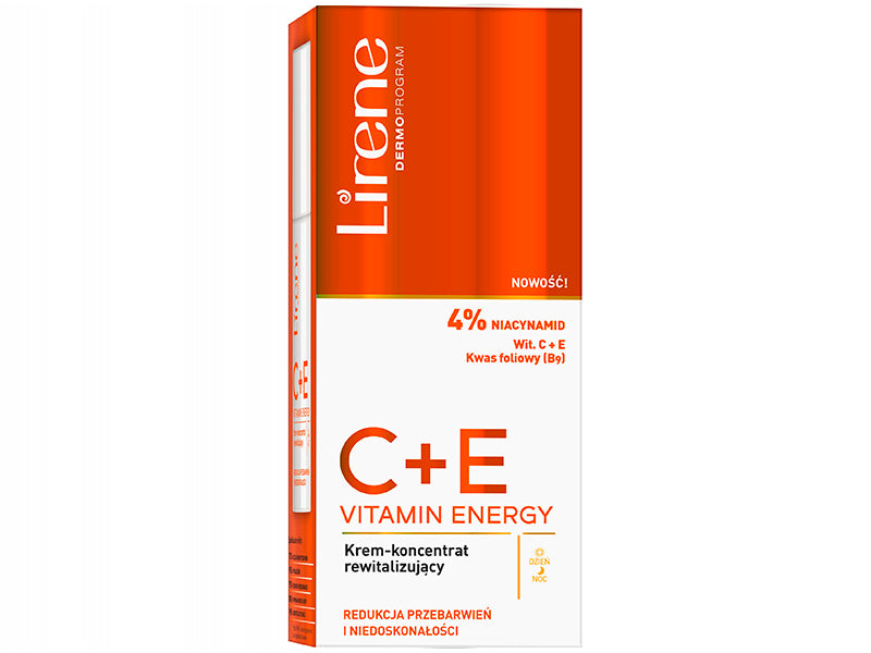 Lirene C+E Восстанавливающий крем для лица концентрированный Витамин Энергия 40мл E7680