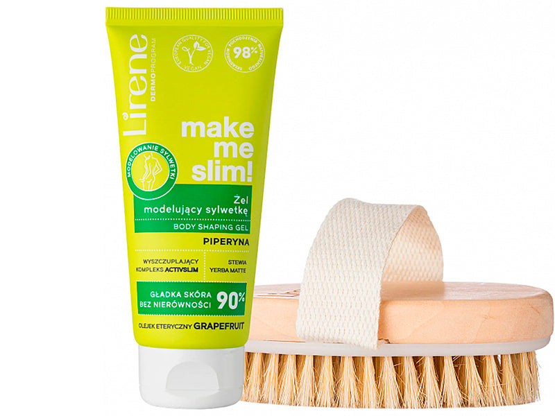 Lirene SET Make Me Slim Gel anticelulitic + Perie pu masaj E 8290