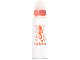 Baboo biberon din sticla anti-colic 240ml orange 3M+  3-118