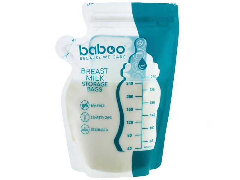 Baboo pungi pentru pastrarea laptelui N25 buc 2-005