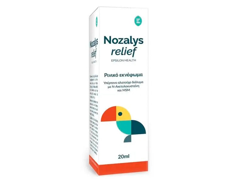 Nozalys Relief spray nasal 20ml (ACC+MSM3%) 3 ani+