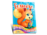 Carte Colorez si ma distrez. Fericire