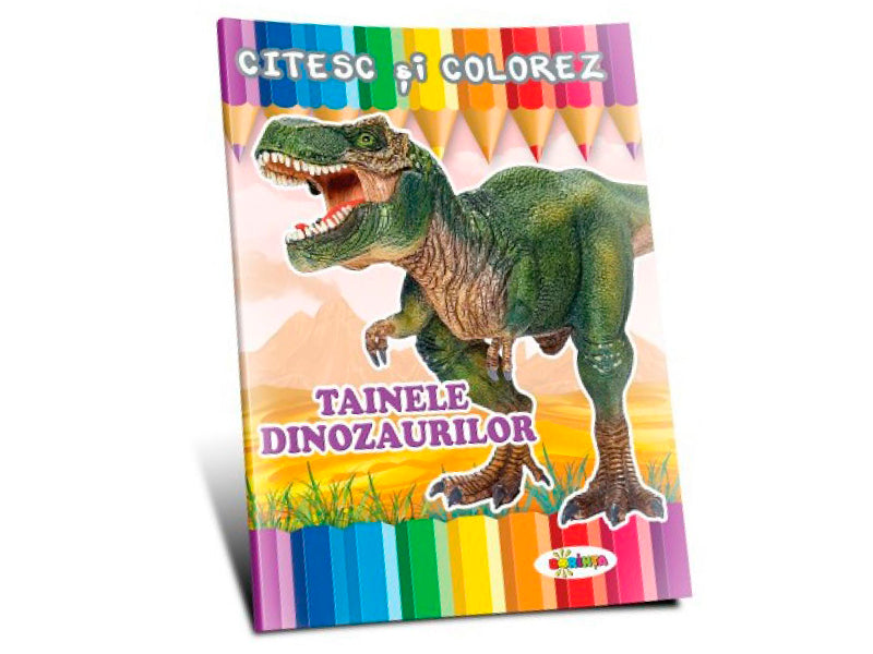 Carte Citesc si colorez. Dinozaurii