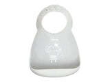 Chicco Силиконовый нагрудник с карманом GREY 10219300