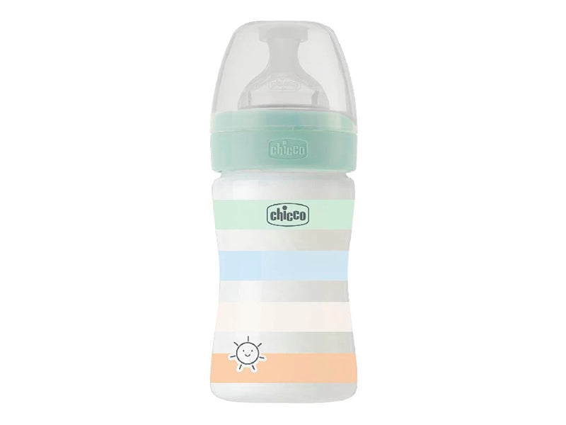 Chicco Biberon din plastic tetina din silicon