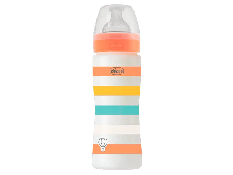 Chicco Biberon din plastic tetina din silicon 330ml Unisex Orange (2023) 28637310