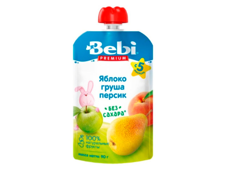 Bebi Premium Pireu mere pere piersic