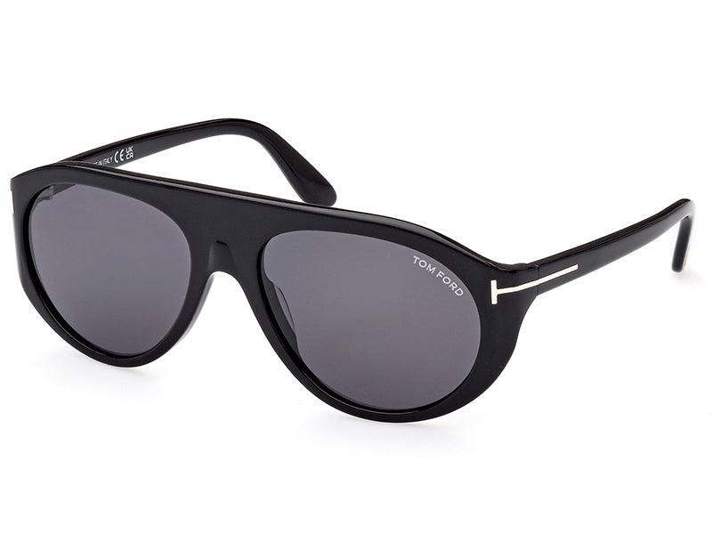 Ochelari de soare Tom Ford FT1001-01A-57/17-135, din Acetat, p/u barbati