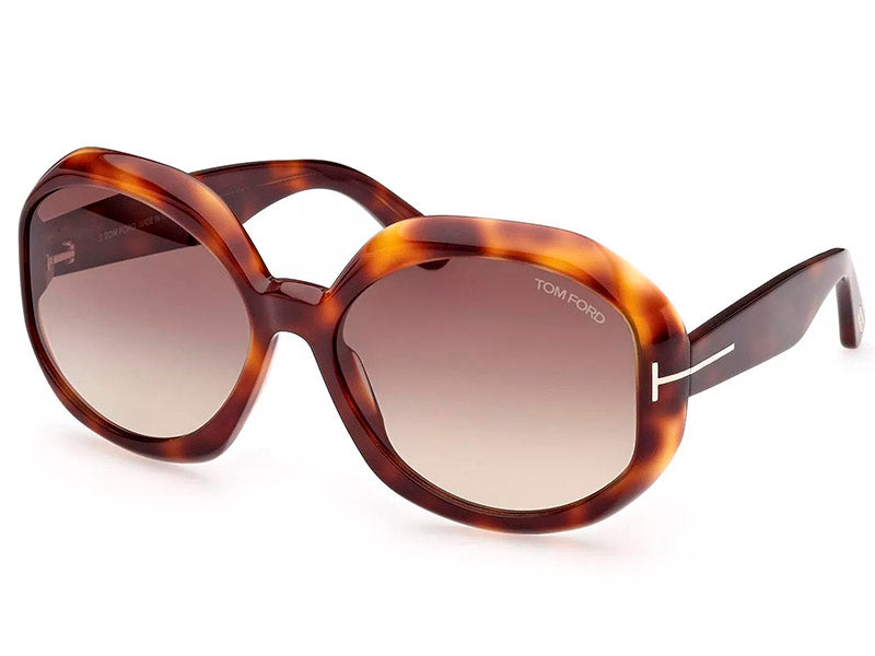 Ochelari de soare Tom Ford FT1011-01B-62/17-135, din Acetat, p/u femei