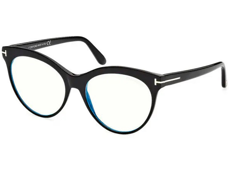 Rama optica Tom Ford FT5827-001-55/16-140, din Acetat, p/u femei
