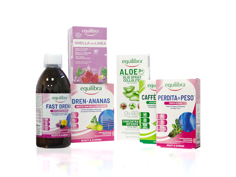 Equilibra Set Slabire  (Alga Snella, Pierdere in greutate, Detox, Ceai digestive)