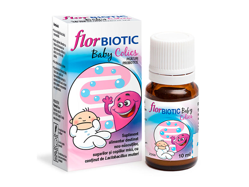 FlorBiotic babyColics picaturi probiotic 10ml