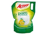 Actiff Detergent lichid concentrat p/u spalat vase Lemon 2L Rezerva