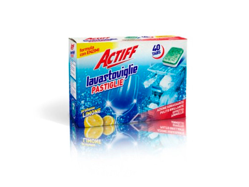 Actiff Tablete pentru masina de spalat vase Lemon 40buc x18g