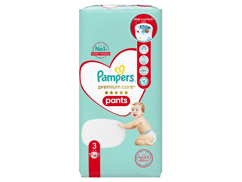Pampers premium scutece-chilotei 3