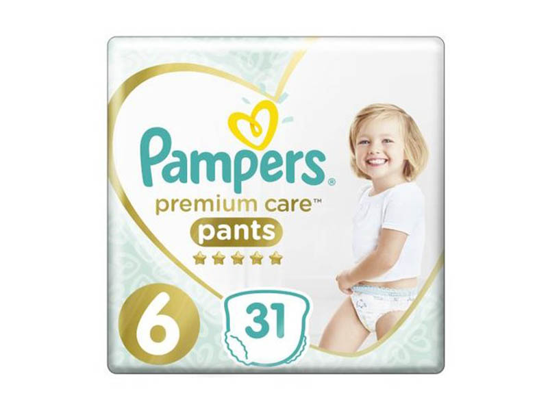 Pampers premium scutece-chilotei 6