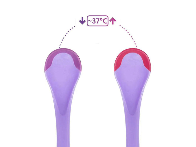 Baboo lingura termo silicon violet 4M+ 10-028