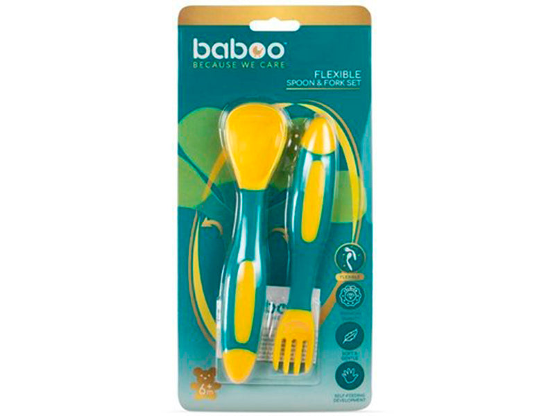 Baboo set lingurita si furculita