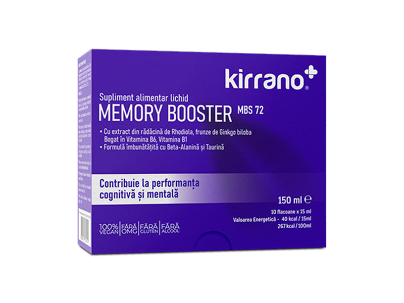 KIRRANO MEMORY BOOSTER MBS72 solutie 15ml