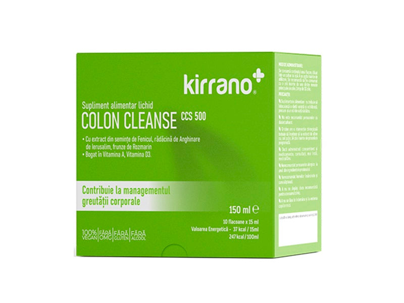 KIRRANO COLON CLEANSE CCS500 solutie 15ml