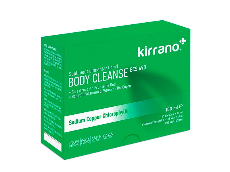 KIRRANO BODY CLEANSE BCS490 solutie 15ml