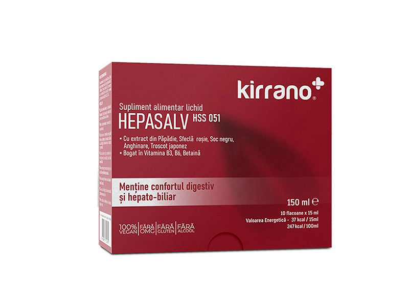 KIRRANO HEPASALV HSS051 solutie 15ml