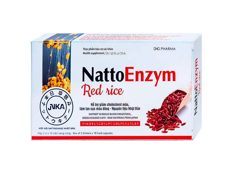 NattoEnzym Red rice caps.