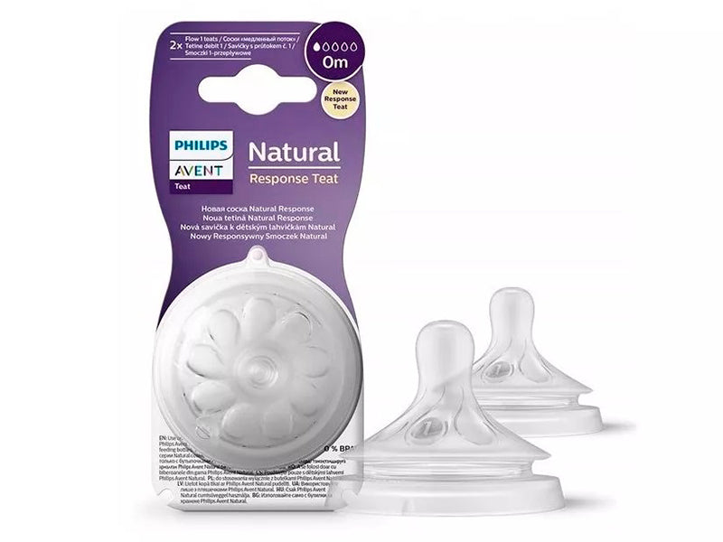 Philips Natural Tetina din silicon 0m+