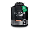 Biotech Pudra proteica Iso Whey Zero fara lactoza black 2270g capsuna
