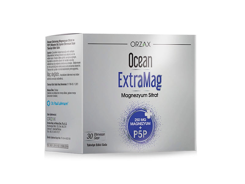 Ocean ExtraMag 250mg magnesium citrat + P5P plic