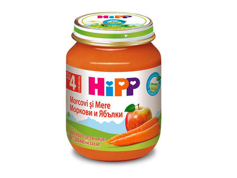 Hipp 4263 Пирейское яблоко Морковь 125г