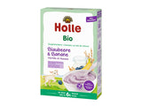 Holle Organic terci cu lapte de capra de orez cu afine si banana (6 luni+) 200g