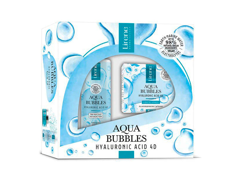 Lirene SET Aqua Bubbles Hidrogel 50ml + Lotiune tonica200ml E07314