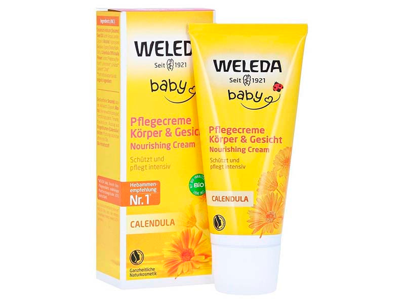 Weleda Baby crema de corp cu galbenele 75ml