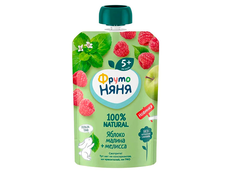 Fruto Neanea Piure Mere,zmeura,melisa 5+luni