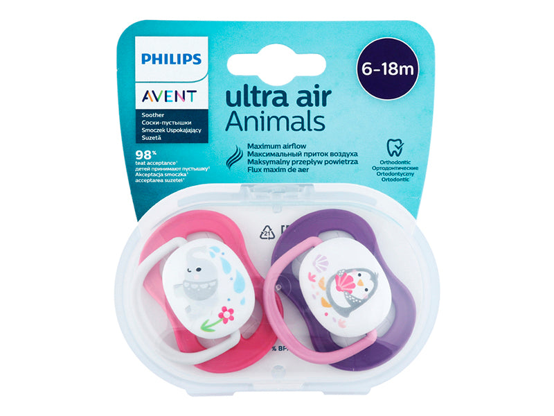 Philips Avent Ultra Air Suzete din silicon Girl