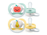 Philips Avent Ultra Air Suzete din silicon Boy 0-6m 2 buc  SCF080/17